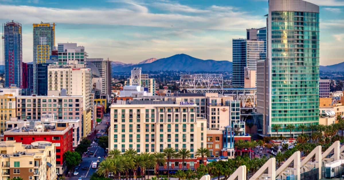 san diego county skyline