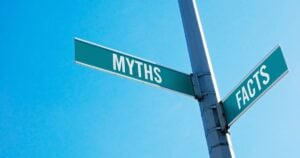 myths and facts sign