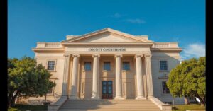 Sonoma County courthouse building where probate cases are filed and heard