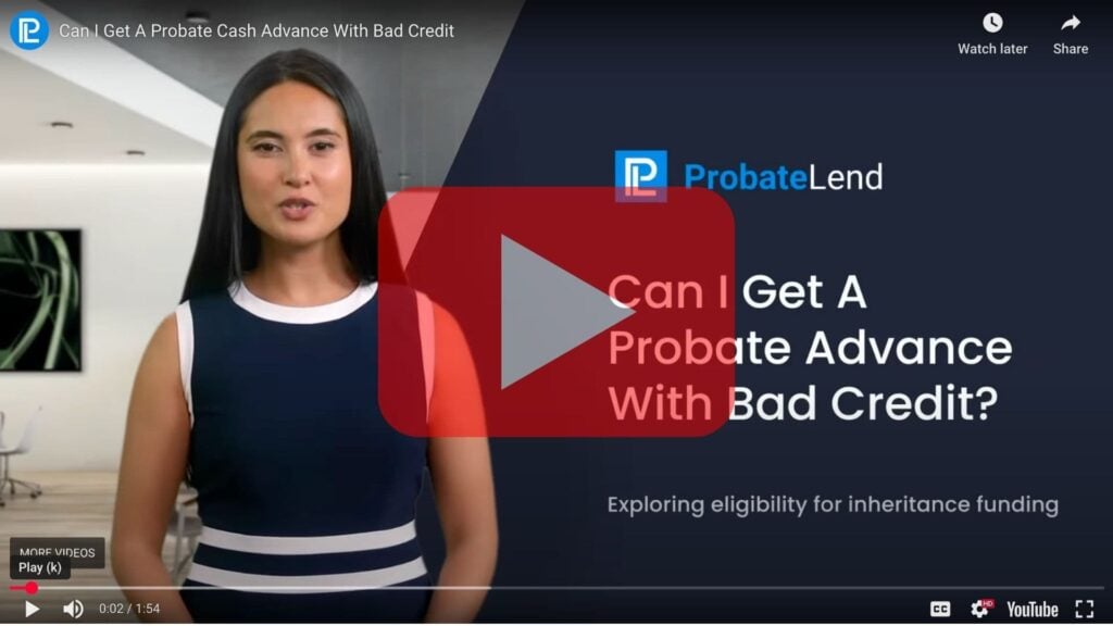 can i get a probate advance with bad credit video