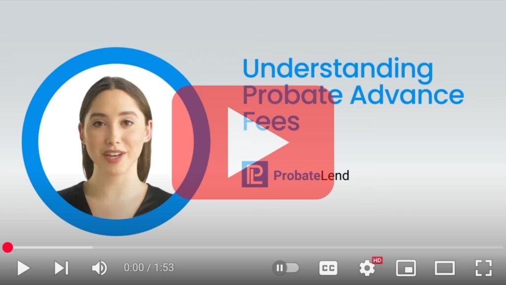 probate advance fees video