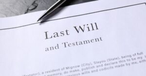 California last will and testament