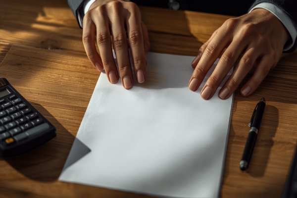 Person reviewing a breakdown of probate costs and fees