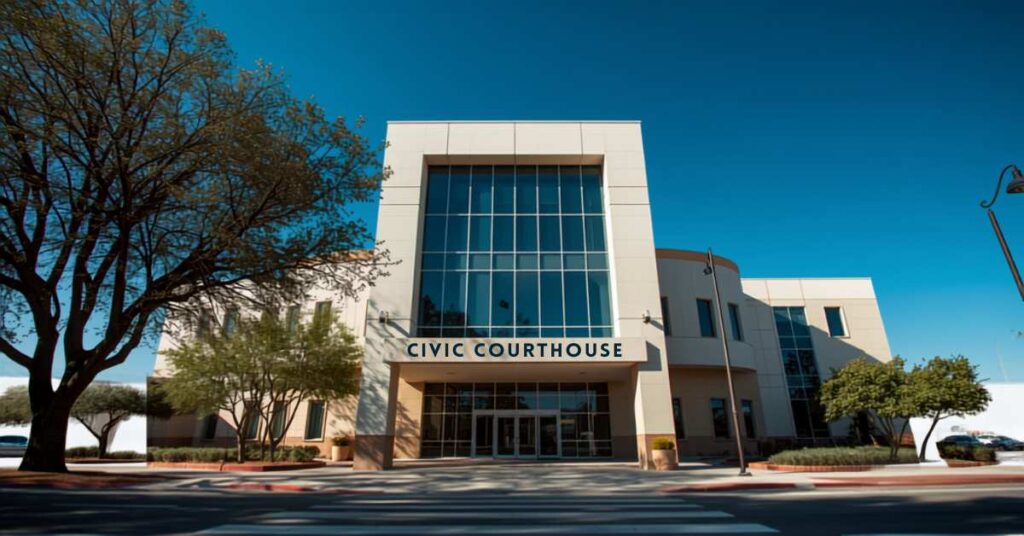 Stanislaus County courthouse in Modesto where probate cases are filed and heard