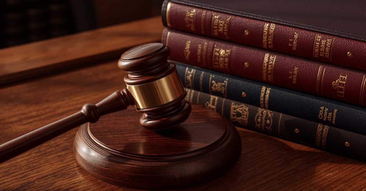 Gavel and law books beside a laptop representing Los Angeles probate court online services