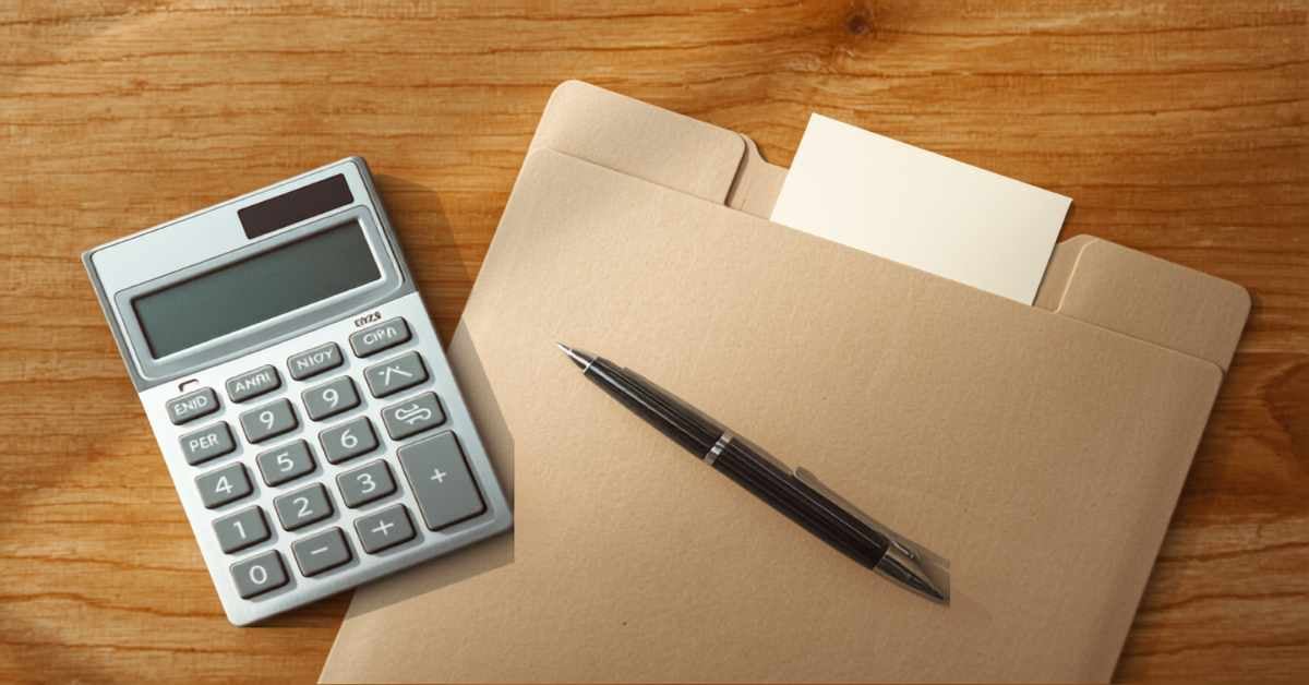 Calculator and pen representing personal representative fee calculations in California probate